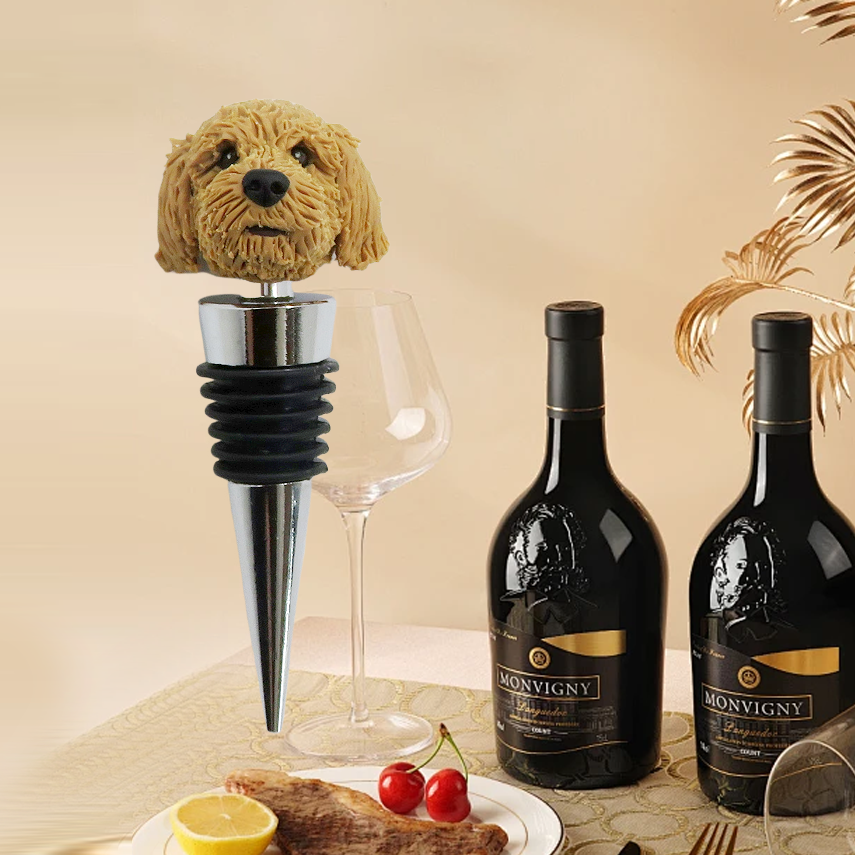 Custom Pet Bobblehead Wine Bottle Stoppers From Photo - Gift Ideas ...