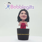 Custom Female Bobblehead Bathing