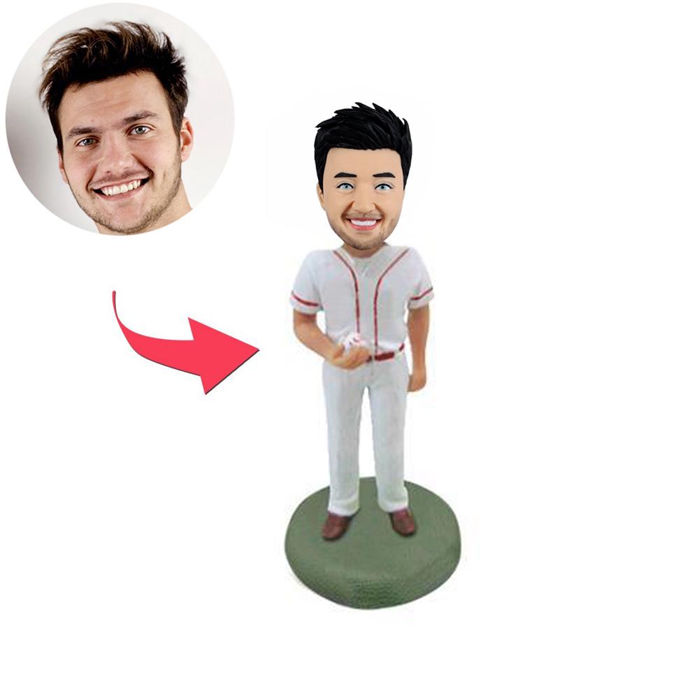 Custom Baseball Sportman Bobblehead - BobbleGifts