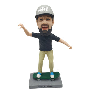 Custom Skateboarder Bobblehead Doll