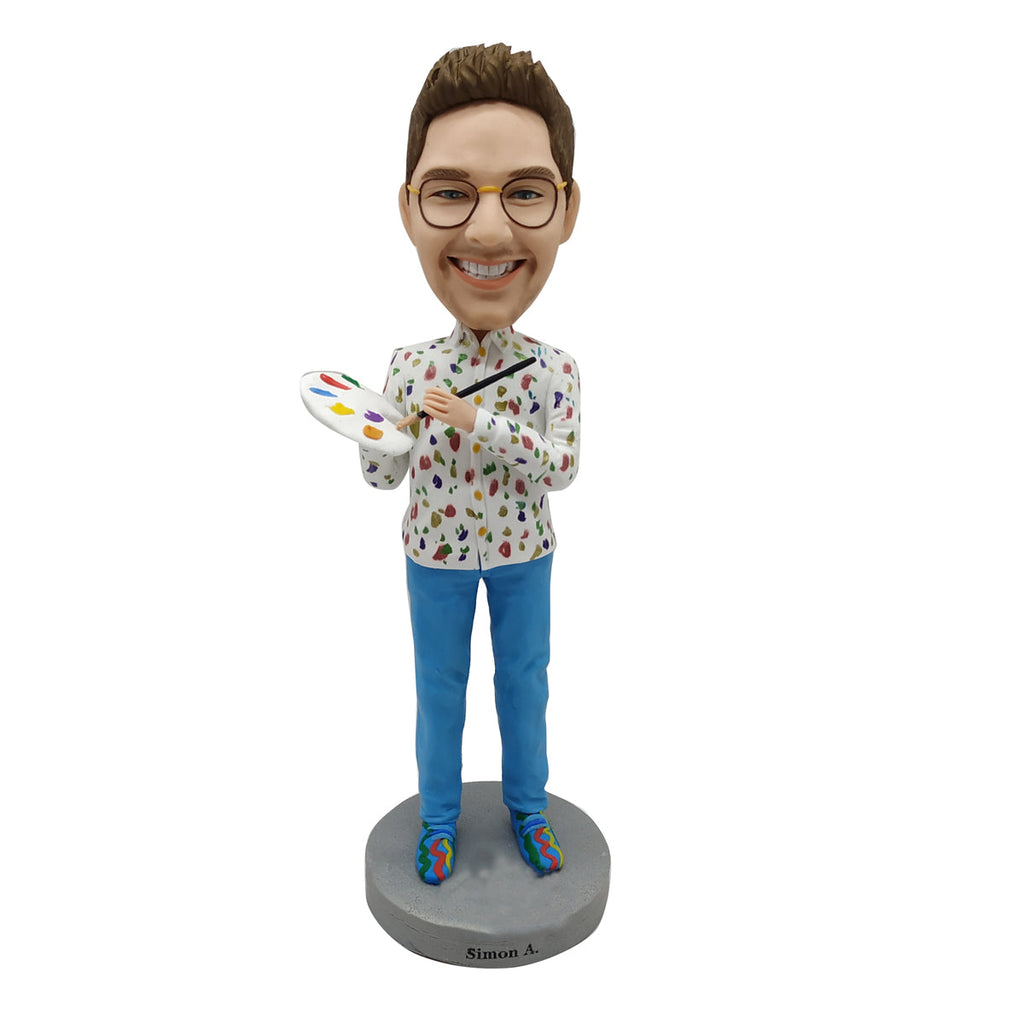 Custom Bobblehead Doll for Painter