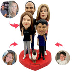 Custom Family Bobbleheads From Photos