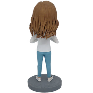 Custom Mom Bobblehead In Sportswear Mother's Day Gift